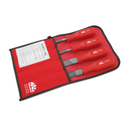 4-PC. Comfort-Grip™ Combination Bastard-Cut File Set
