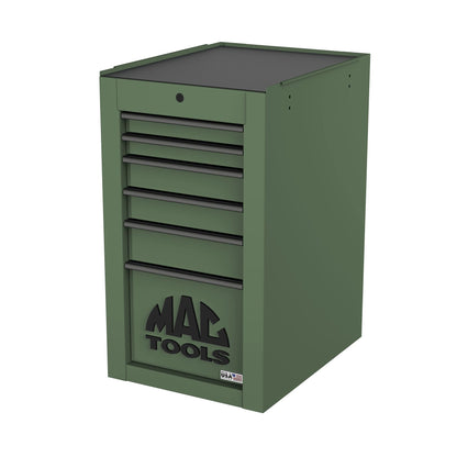 Tech™ Series 6-Drawer Side Cabinet with PowerTech™ Drawer - Olive Green