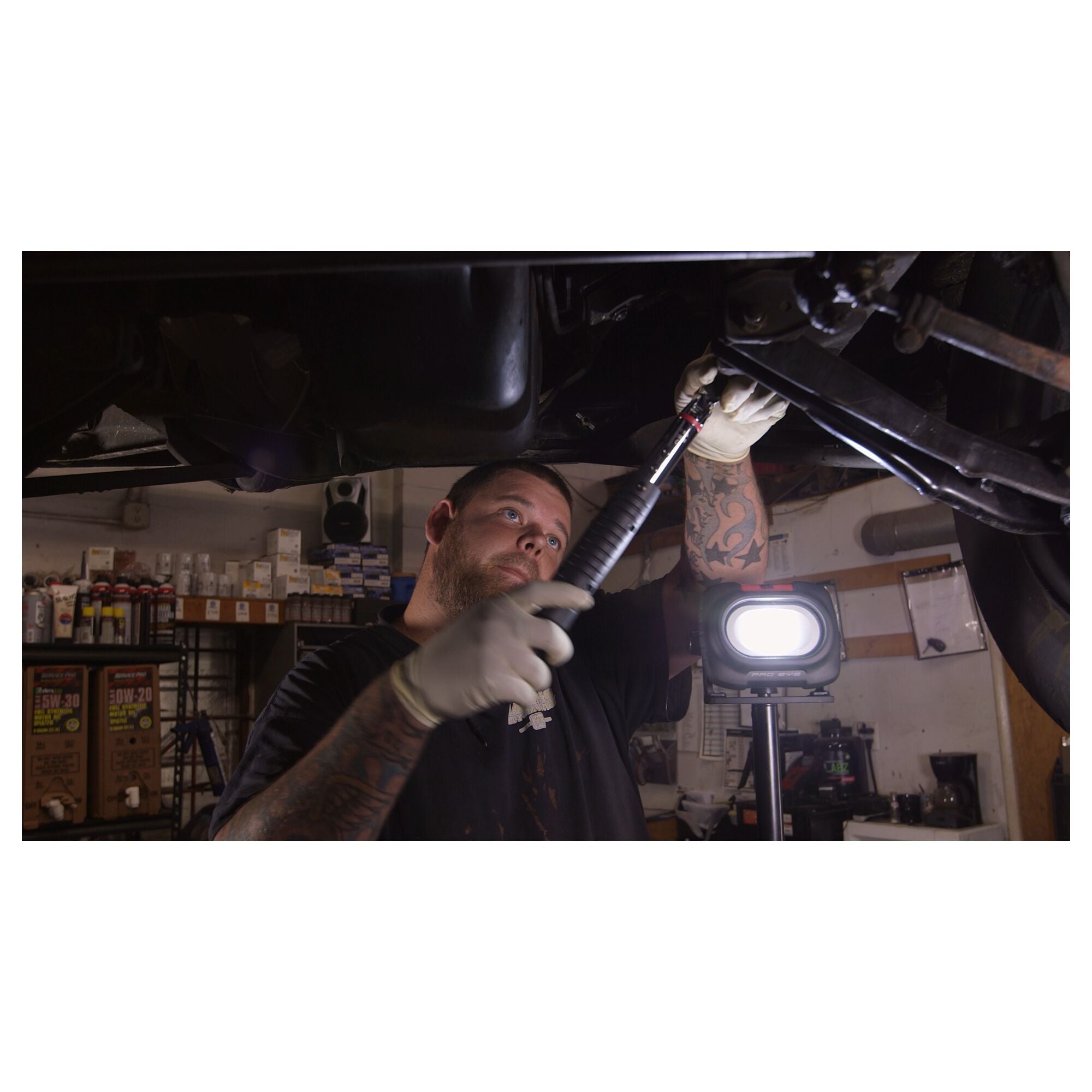 希少 MAC TOOLS ドームロゴ型ナイトライト Pro Eye™ 1500-Lumen Rechargeable/Corded COB LED Area Light