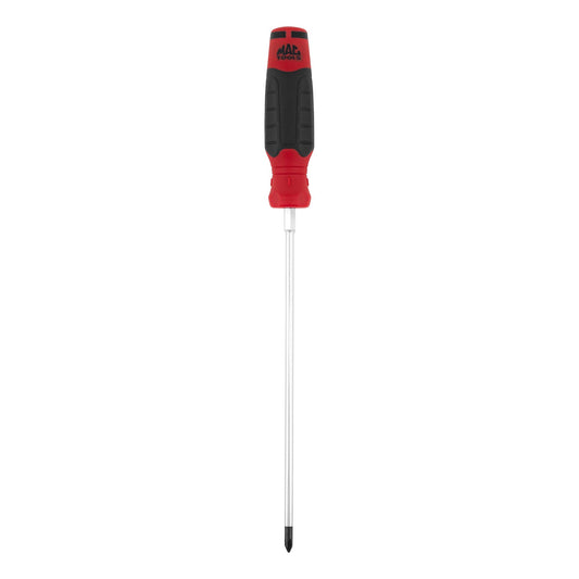 Mac-Grip Long Phillips Screwdriver #1-Phillips x 8" - Red
