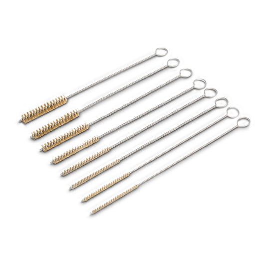 8-PC. Brass Micro Bore and Valve-Guide Brush Set