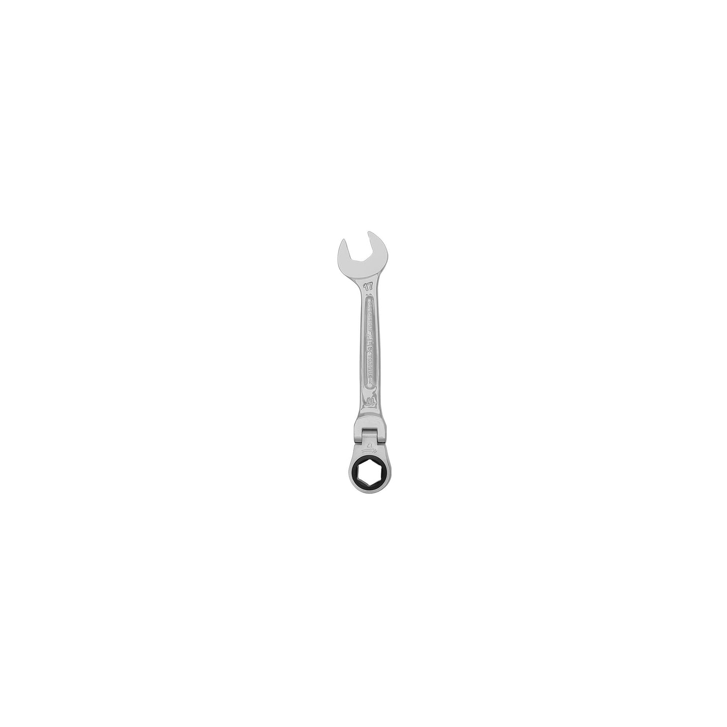 Flex-Head Ratcheting Wrench 17mm - 6-PT.