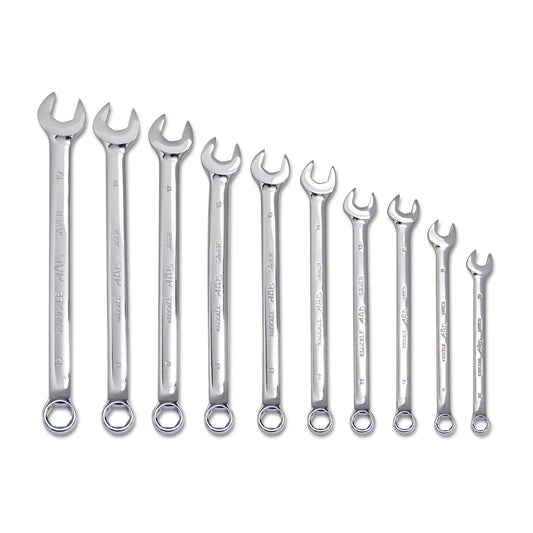 10-PC. Metric Knuckle Saver Combination Wrench Set - 6-PT.