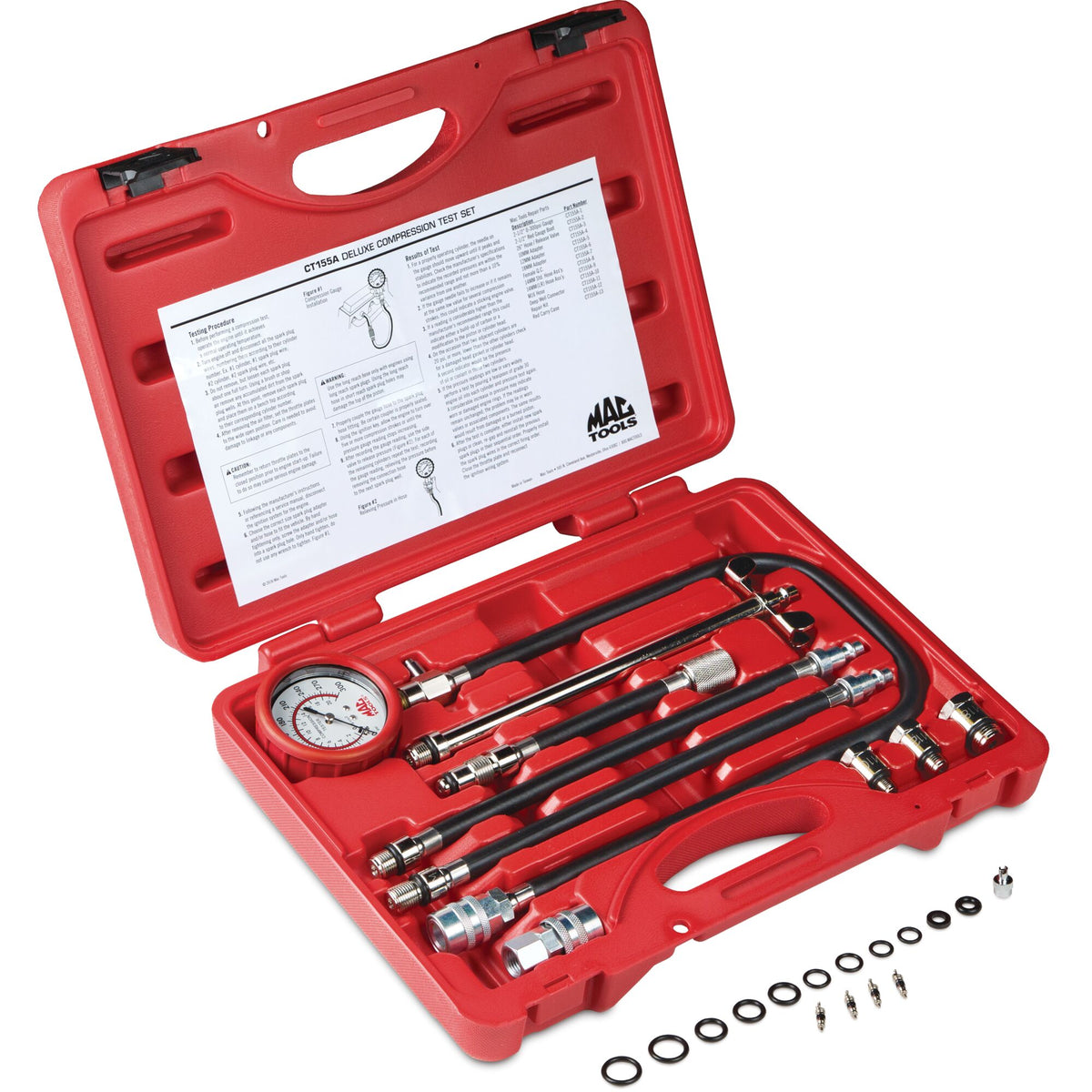 Compression Set Tester 10-PC. Deluxe Compression Test Kit