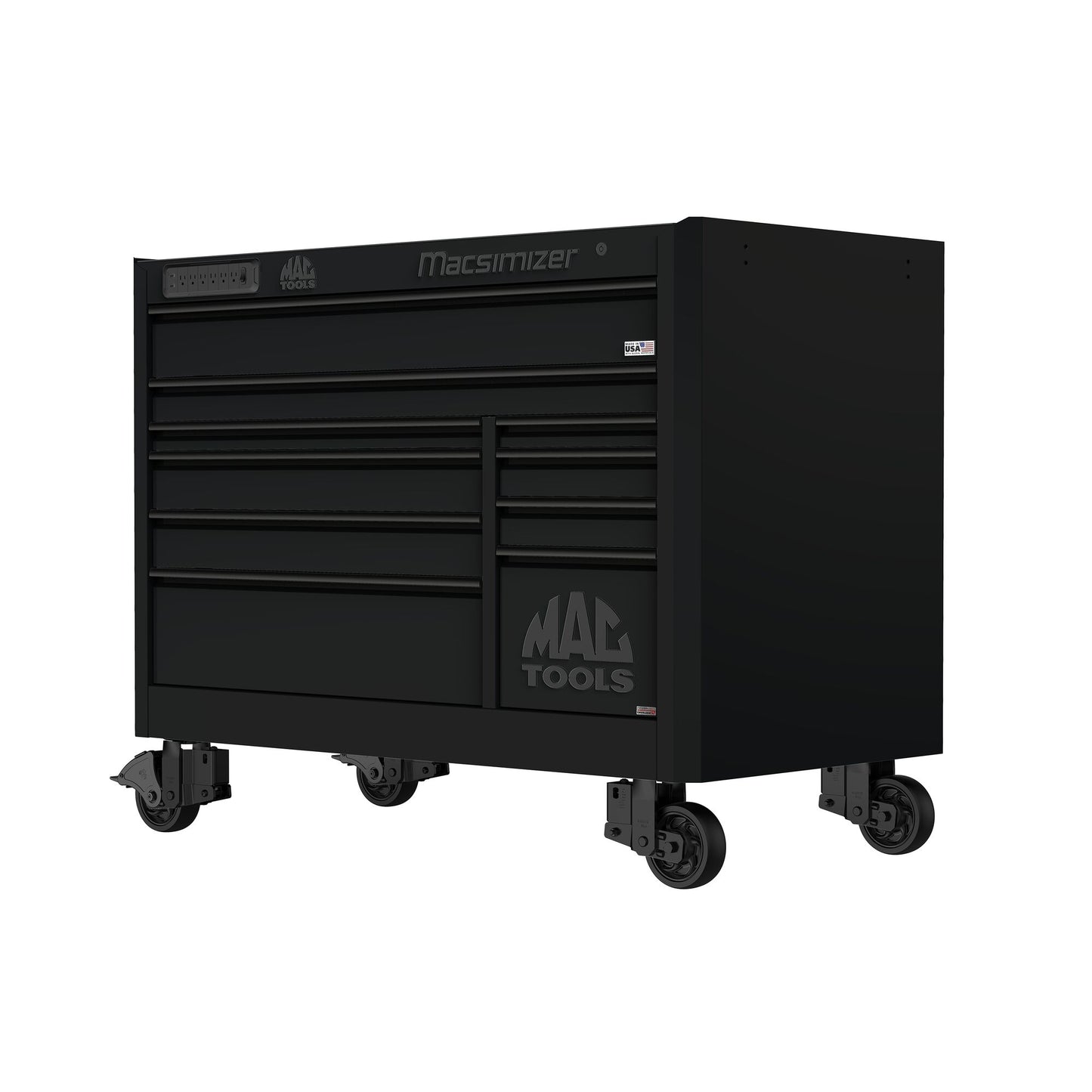 Macsimizer® 10-Drawer Workstation - Flat Black