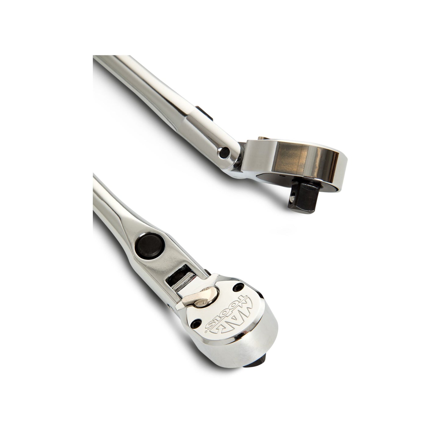 3/8" Drive Axis 90-Tooth Locking Flex-Head Metal-Handle Ratchet - 13"