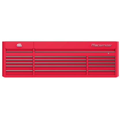 Macsimizer® 15-Drawer Top Chest - Firebrick Red