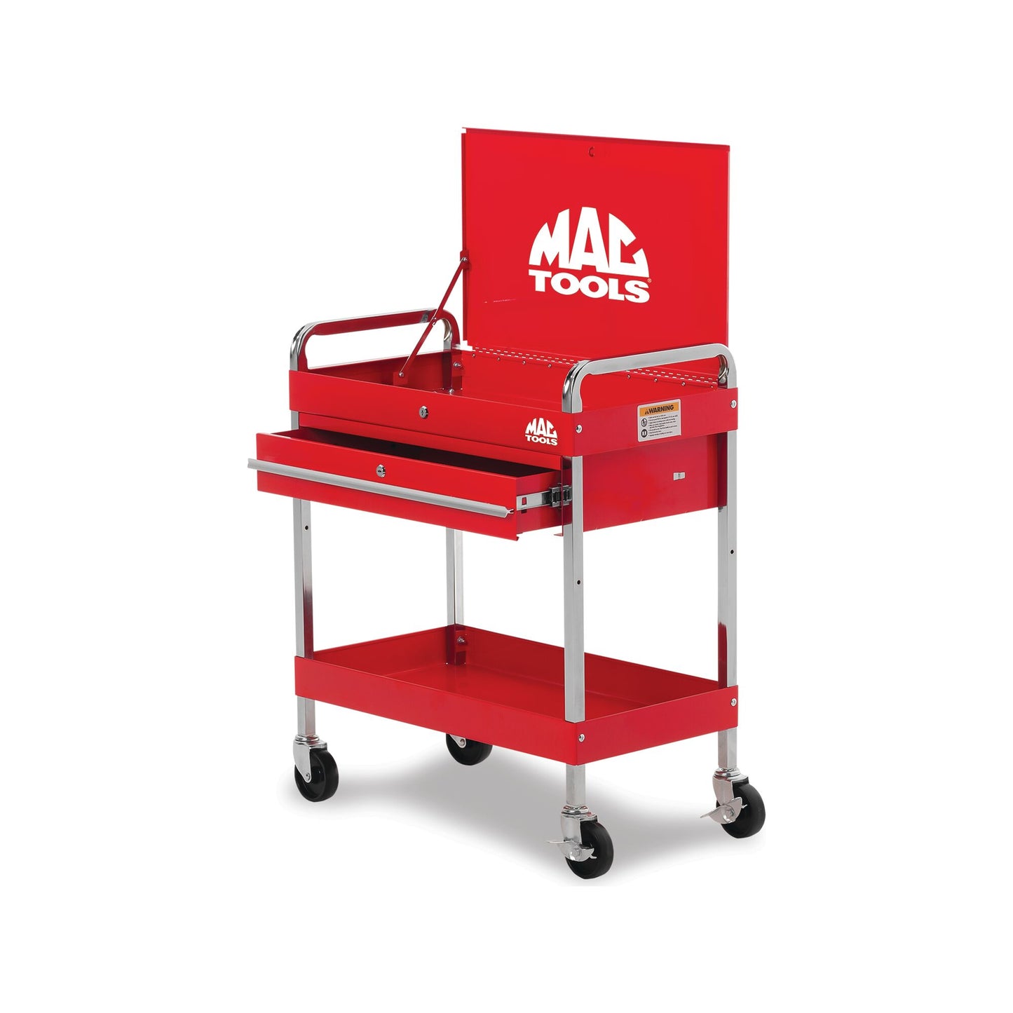 1-Drawer Utility Cart - Firebrick Red