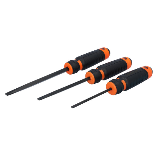 3-PC. Strikable Prying Screwdriver Set - Orange