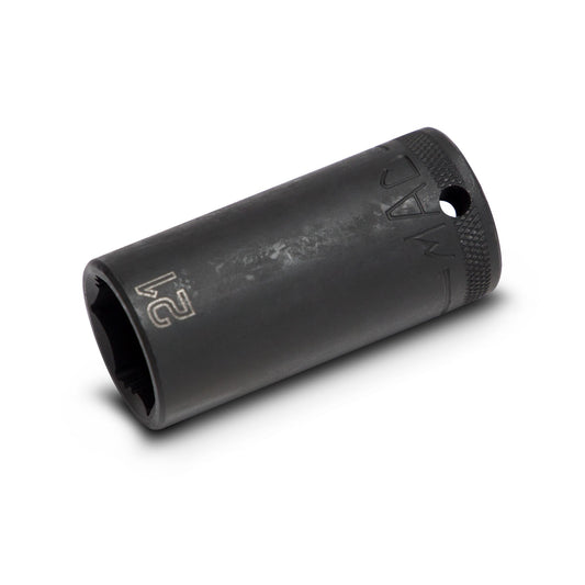 3/8" Drive Deep Impact Socket 21mm - 6-PT.