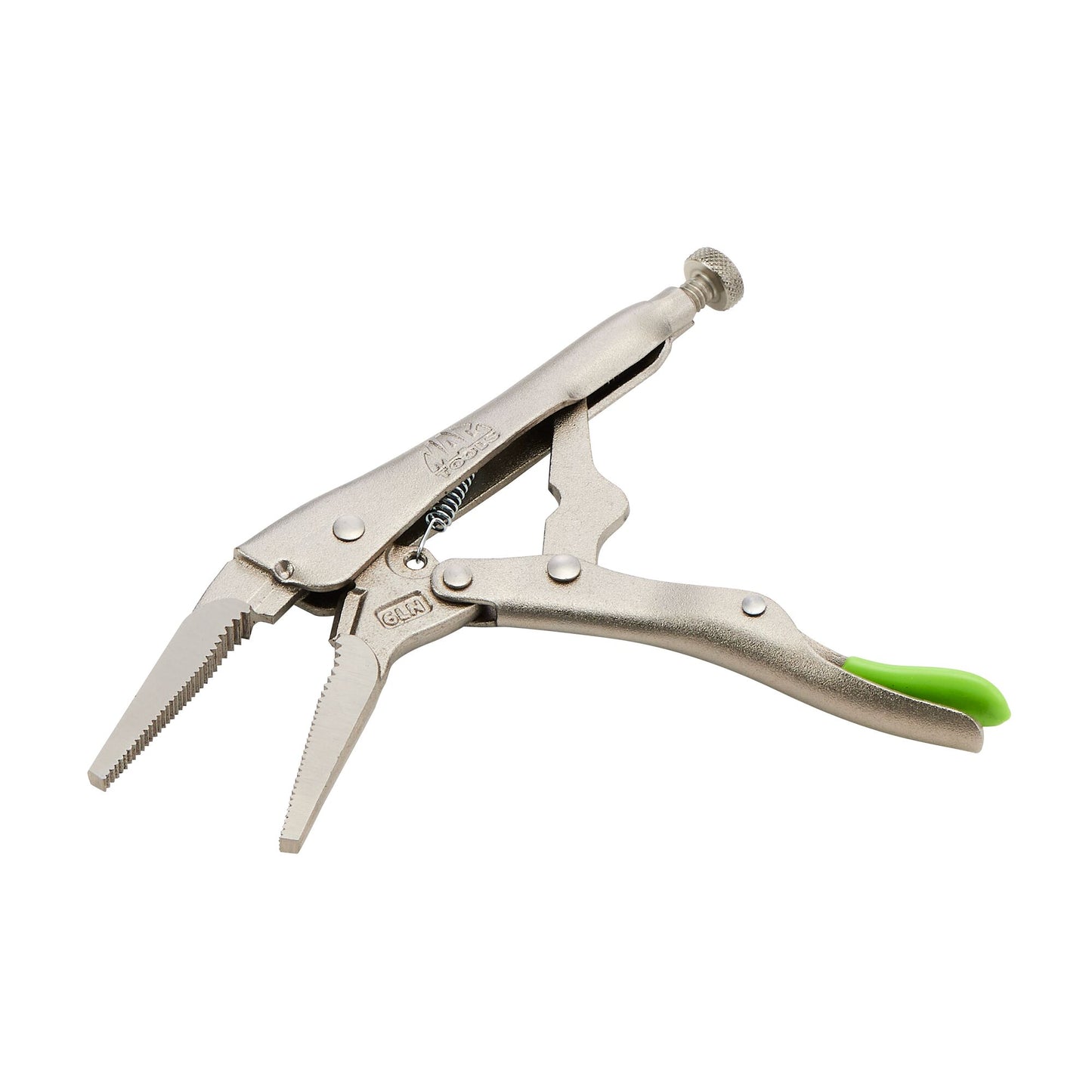 6" Long Nose Trigger Release Locking Pliers - Green