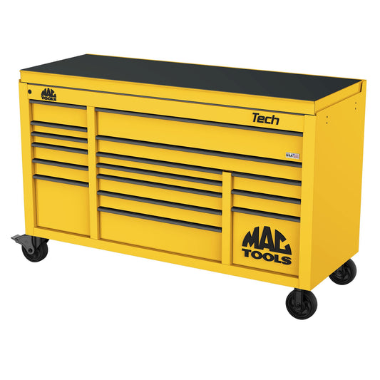 Tech™ Series 16-Drawer Drop Top Workstation - Sunburst Yellow