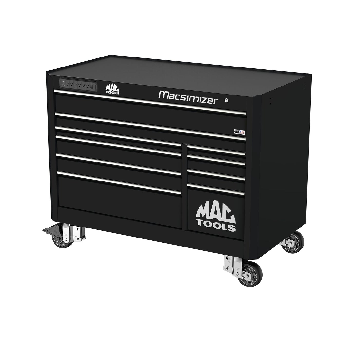 Macsimizer® 10-Drawer Workstation - Galaxy Black