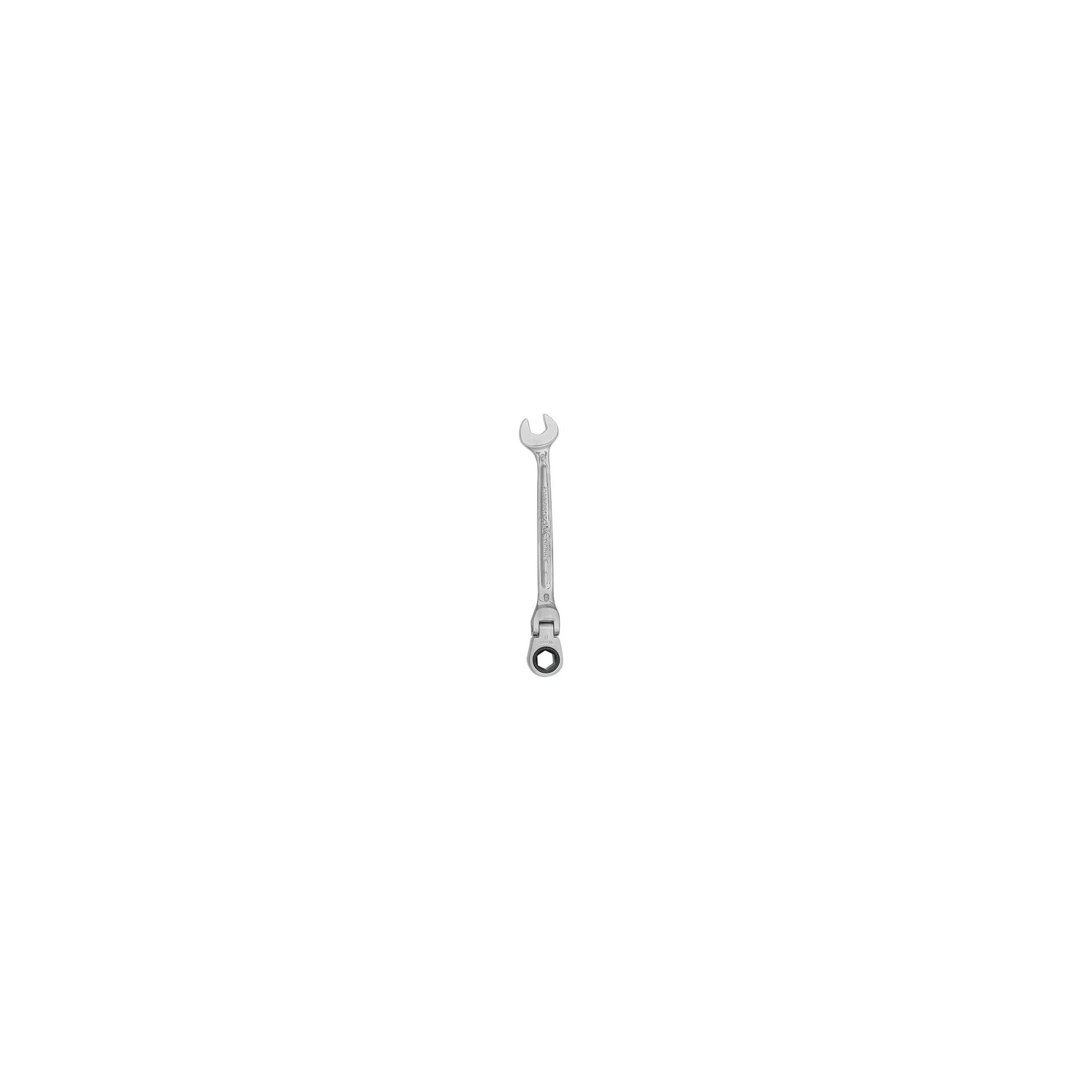 Flex-Head Ratcheting Wrench 8mm - 6-PT.