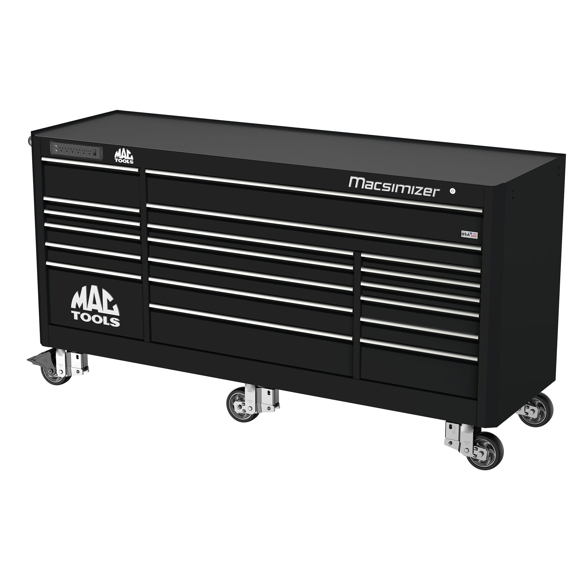 Macsimizer® 19-Drawer Workstation - Galaxy Black