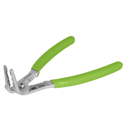 Angled Wire Crimper/Cuter/Stripper - Green