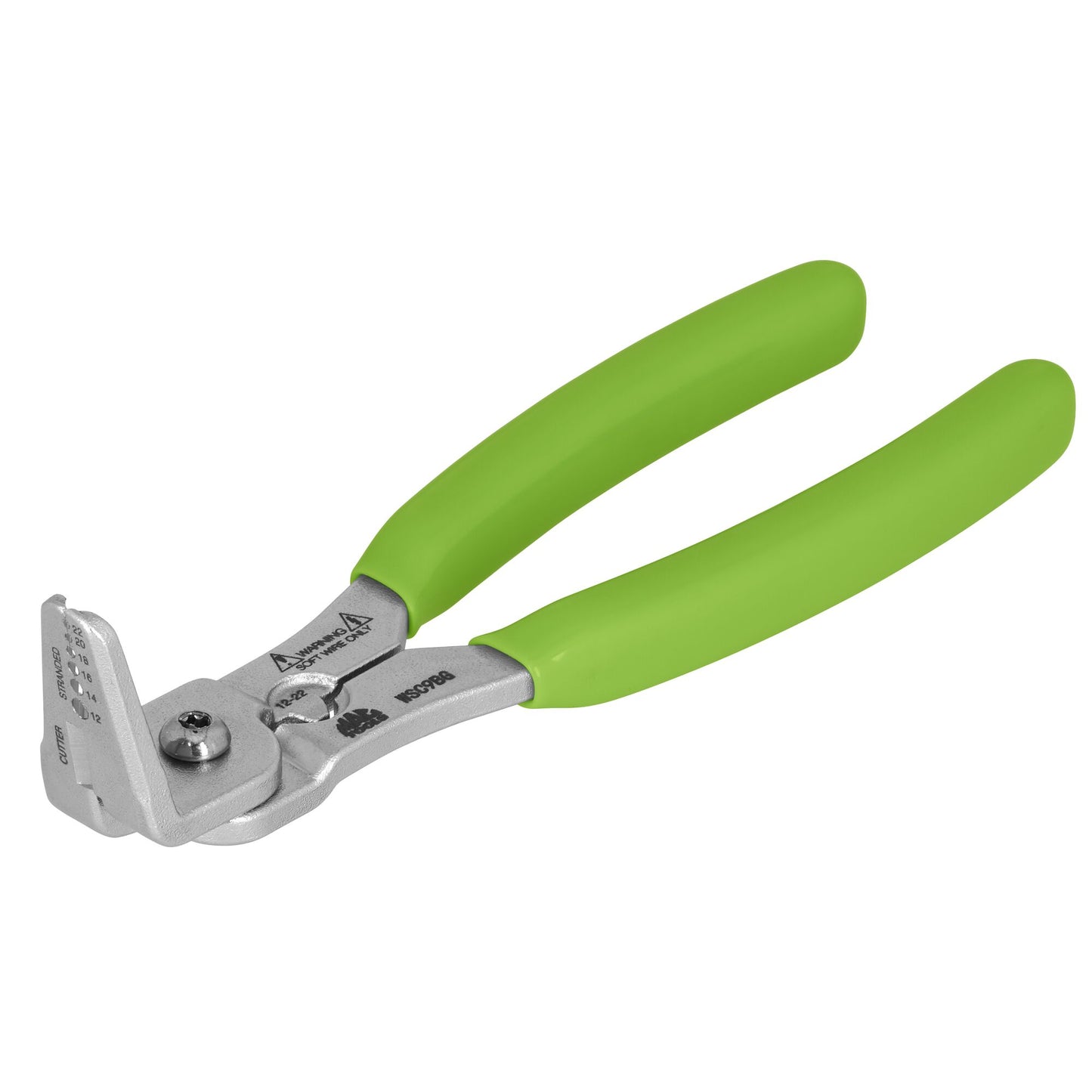 Angled Wire Stripper/Cutter/Crimper - Green