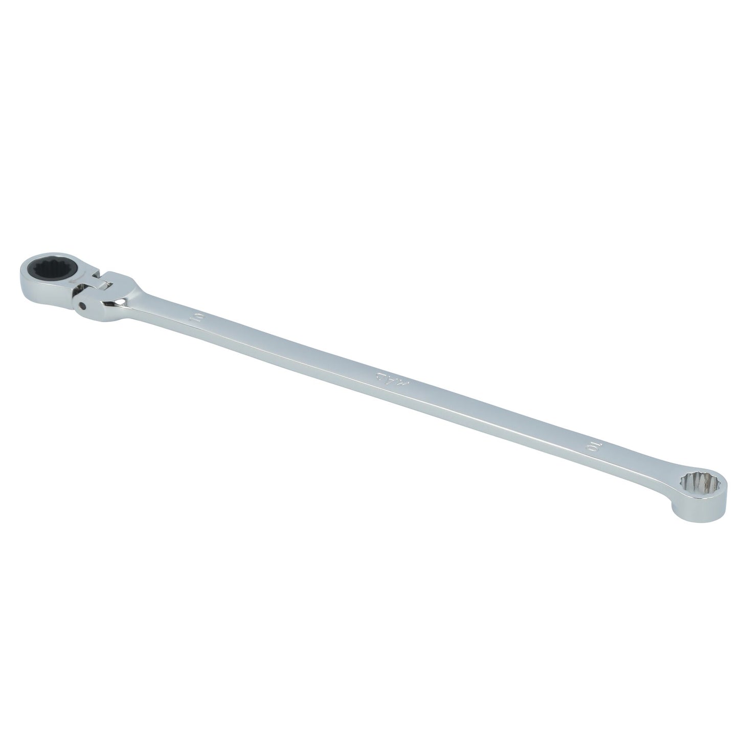 10mm XL Double Box Flex Head Ratcheting Wrench - 12 pt.