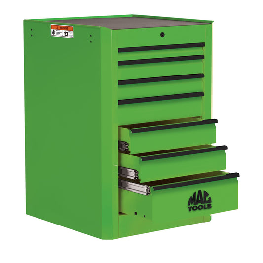 Macsimizer® 7-Drawer Side Box - Lime Green