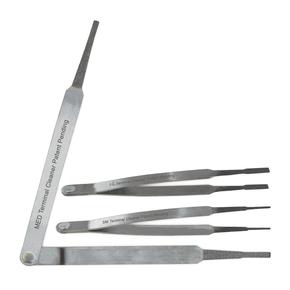 3-PC. Diamond-Tip Electrical Terminal Cleaner Set