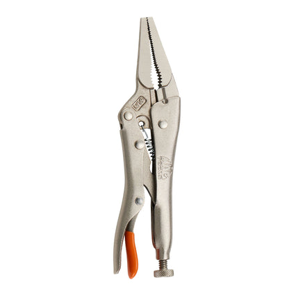 6" Long Nose Trigger Release Locking Pliers - Orange