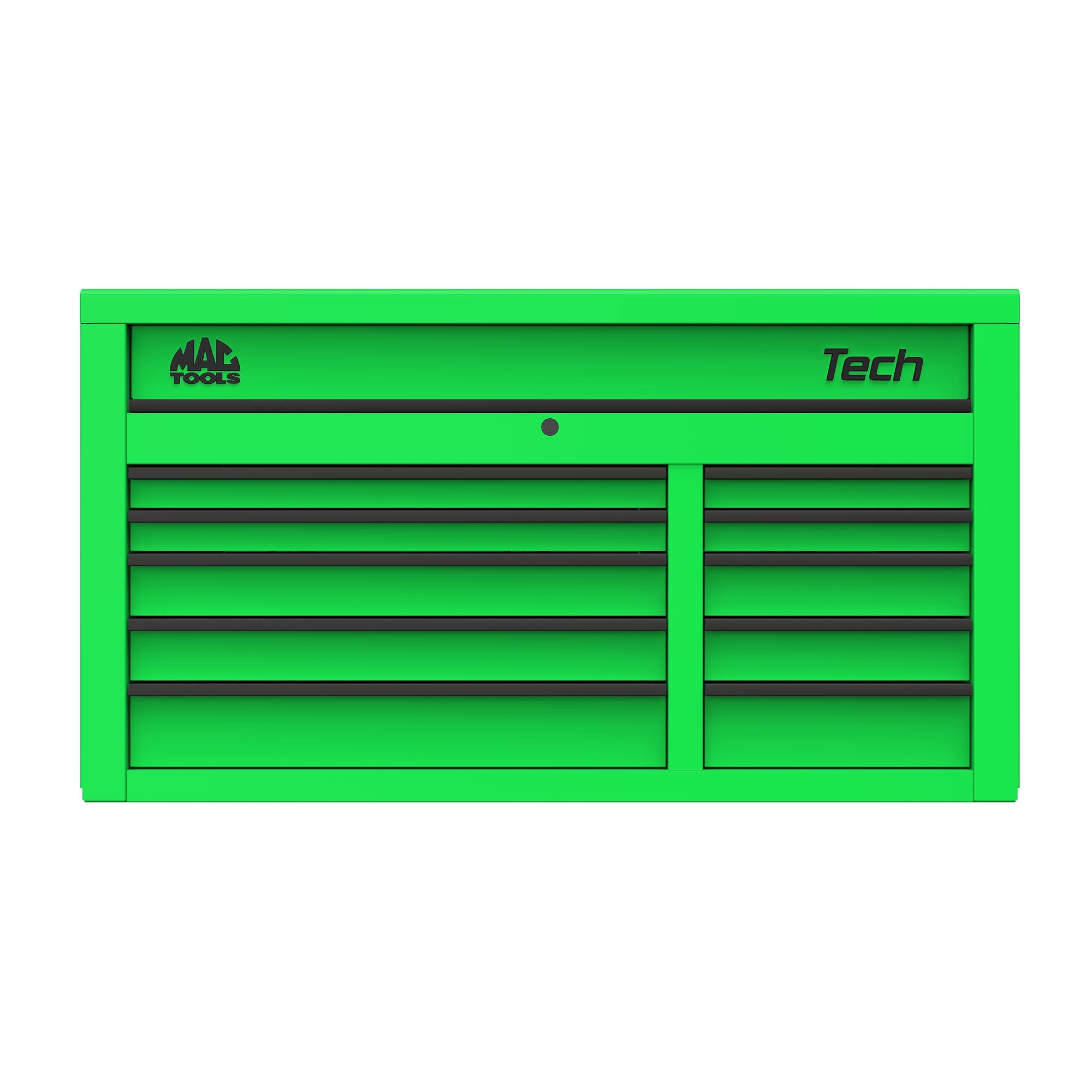 Tech™ Series 10-Drawer Top Chest - Lime Green Tech™ Series 10-Drawer Top Chest - Lime Green
