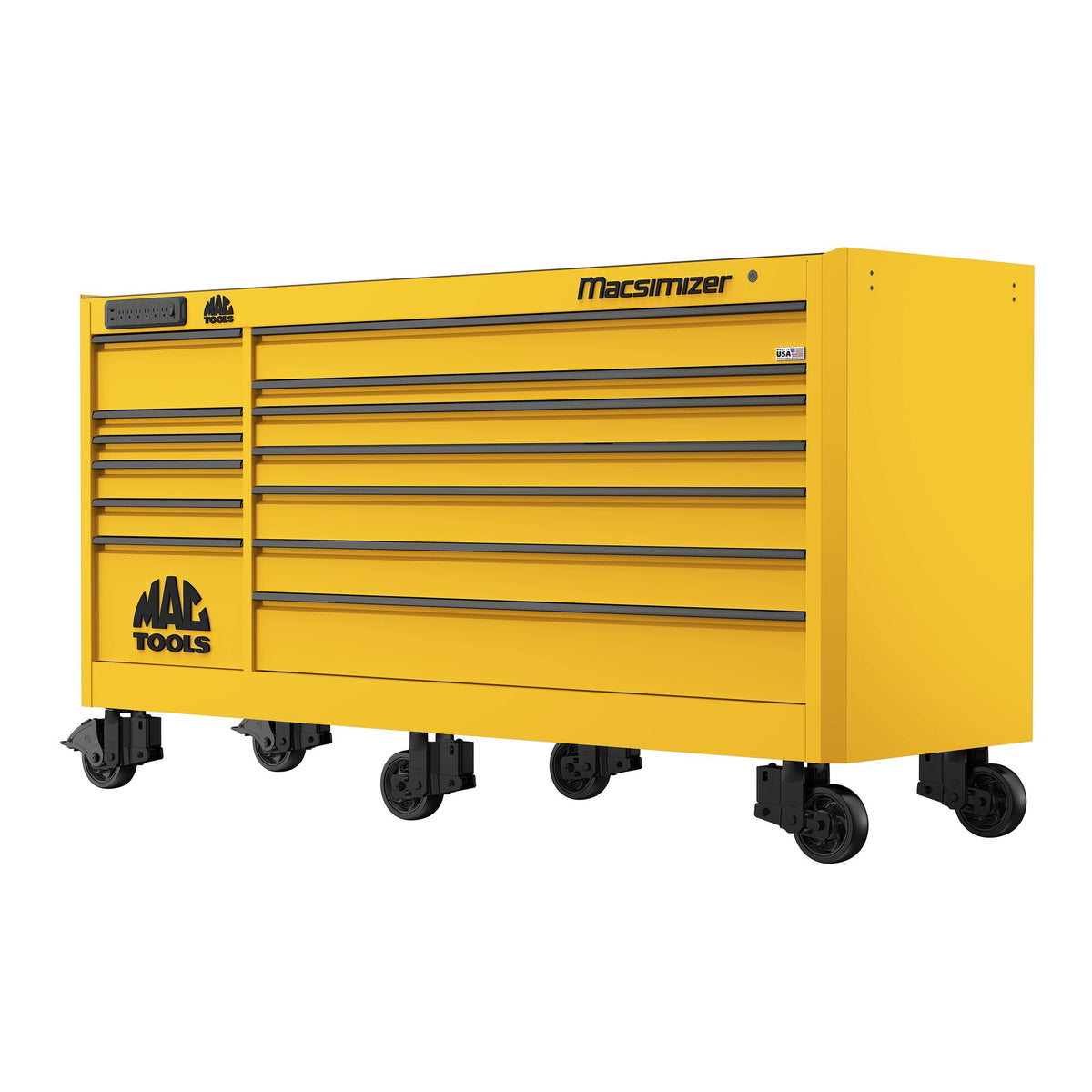 Macsimizer® 13-Drawer Workstation - Sunburst Yellow