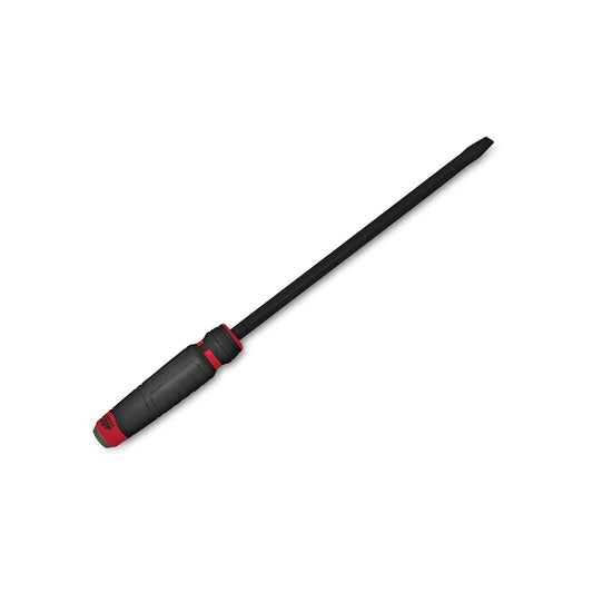 Capped Comfort-Handle 3/8" Straight-Head Pry Bar 17" Red