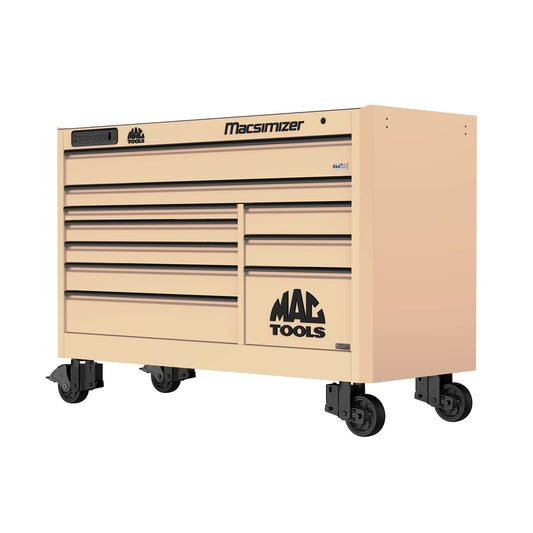 Macsimizer® Series 10-Drawer Workstation with PowerTech™ Drawer - Desert Tan