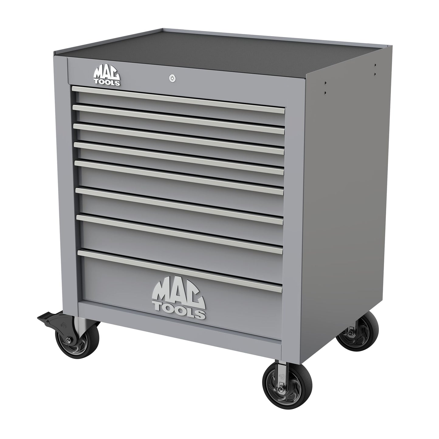 Tech™ Series 8-Drawer Workstation - Mica Gray