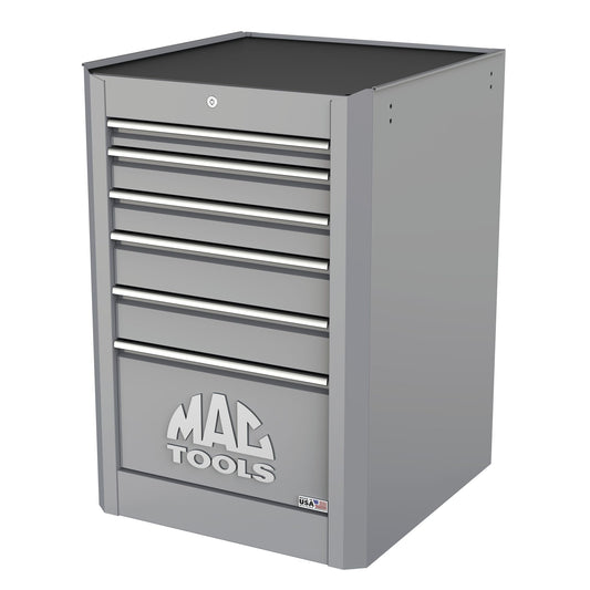 Macsimizer® 6-Drawer Side Box with PowerTech™ Drawer - Mica Gray