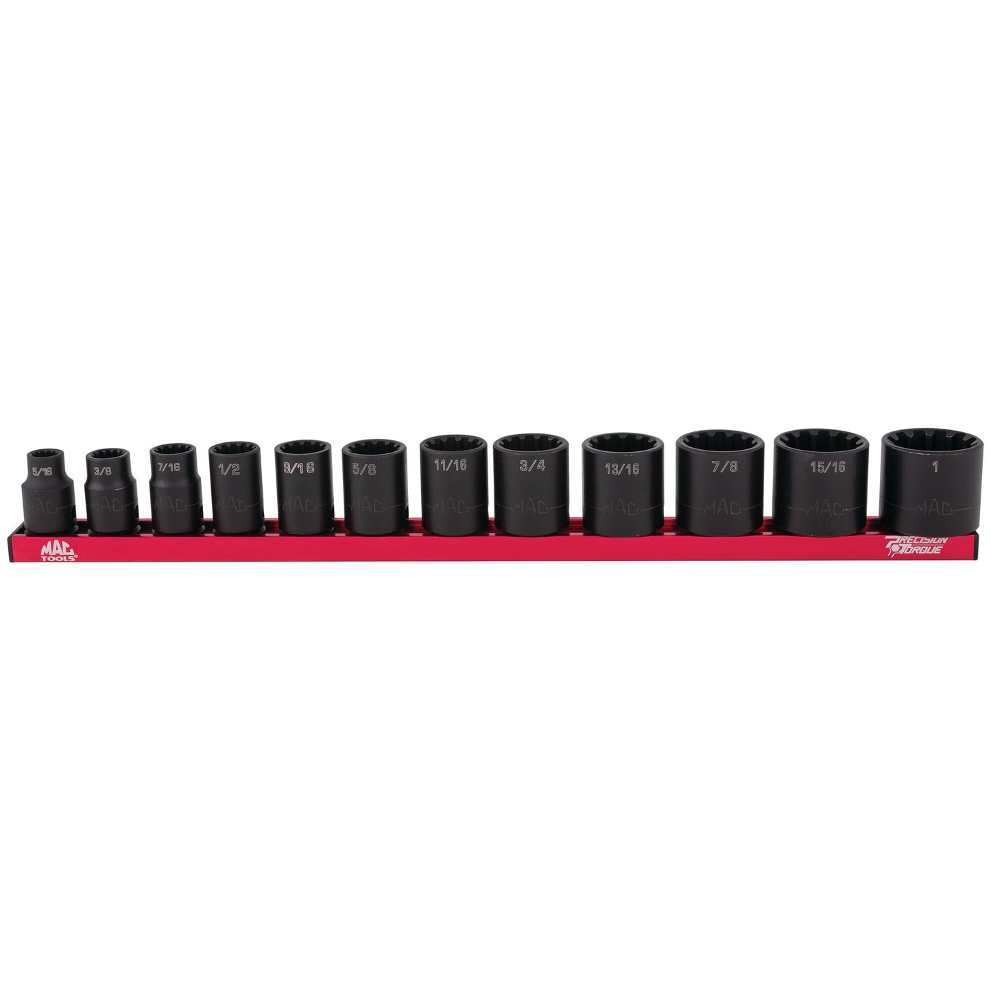 12-PC. 3/8” Drive SAE Spherical Impact Socket Set