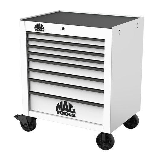 Tech™ Series 8-Drawer Workstation - Titanium White