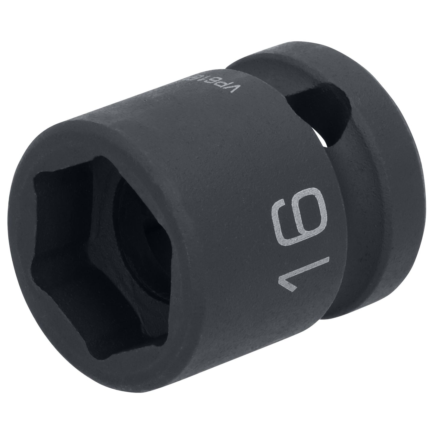 1/2" Drive 6 pt. Stubby Impact Socket - 16mm