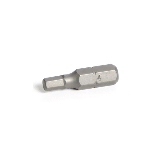 1/4" Hex Drive Hex Bit 1"- 4mm