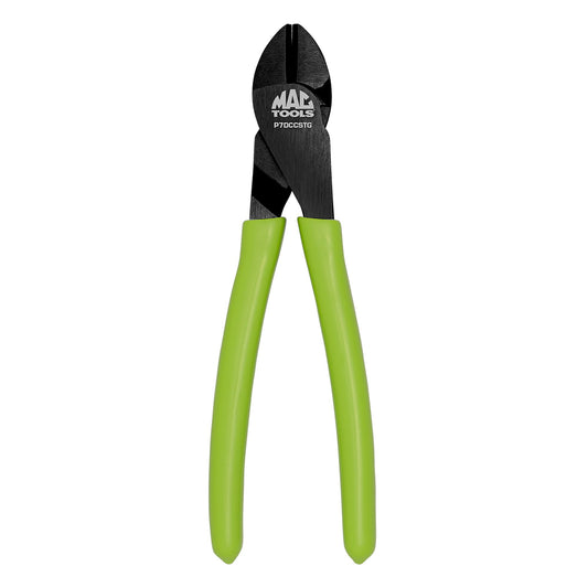 7" Diagonal Cutting C.S.T. Pliers HI-VIZ Green