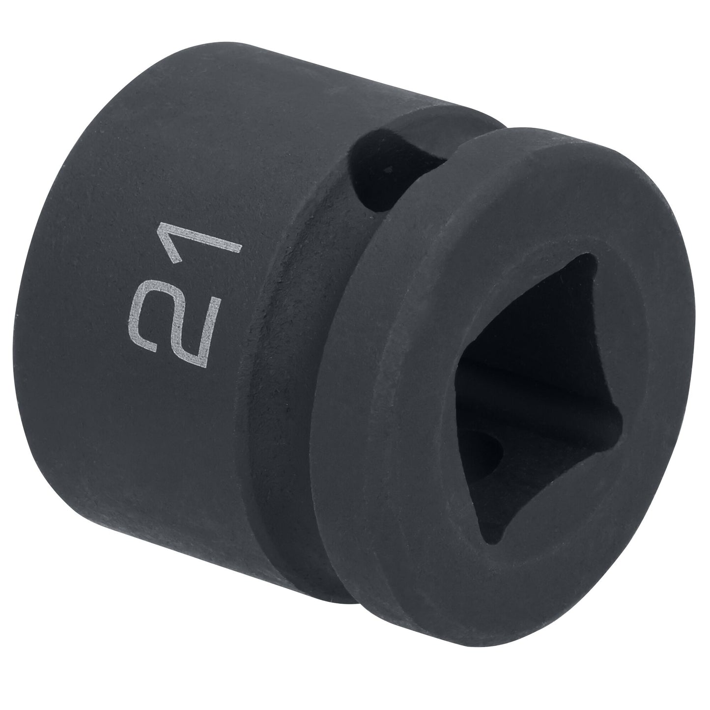 1/2" Drive 6 pt. Stubby Impact Socket - 21mm