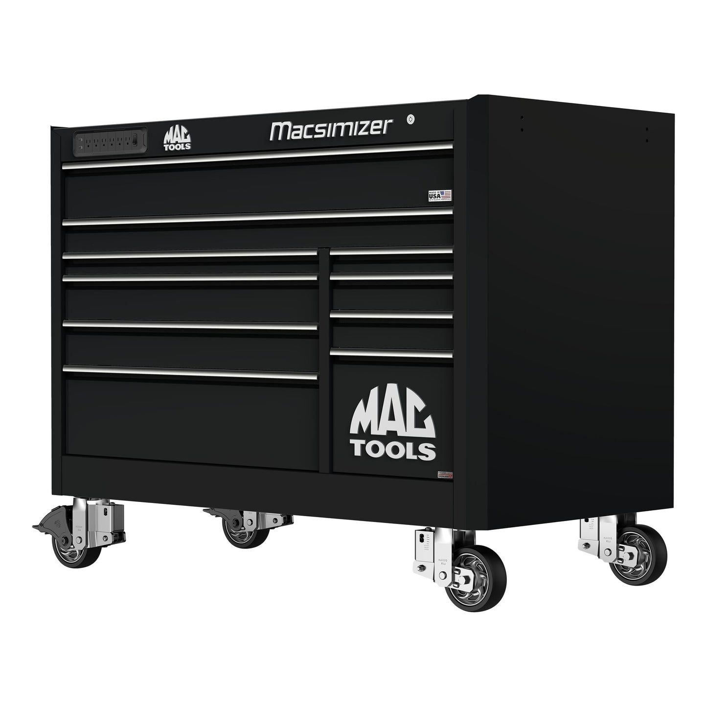 Macsimizer® 10-Drawer Workstation - Galaxy Black