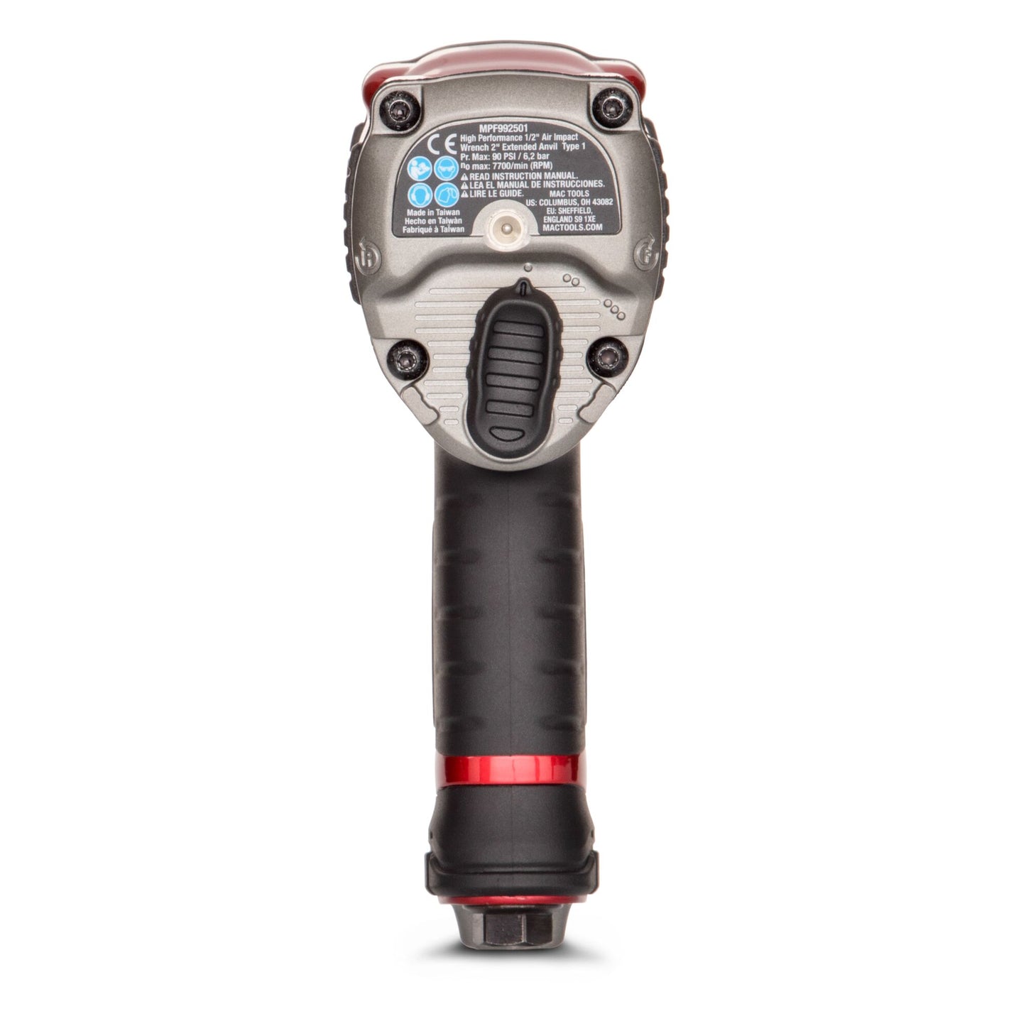 High Performance 1/2” Drive 2” Extended Anvil Air Impact Wrench