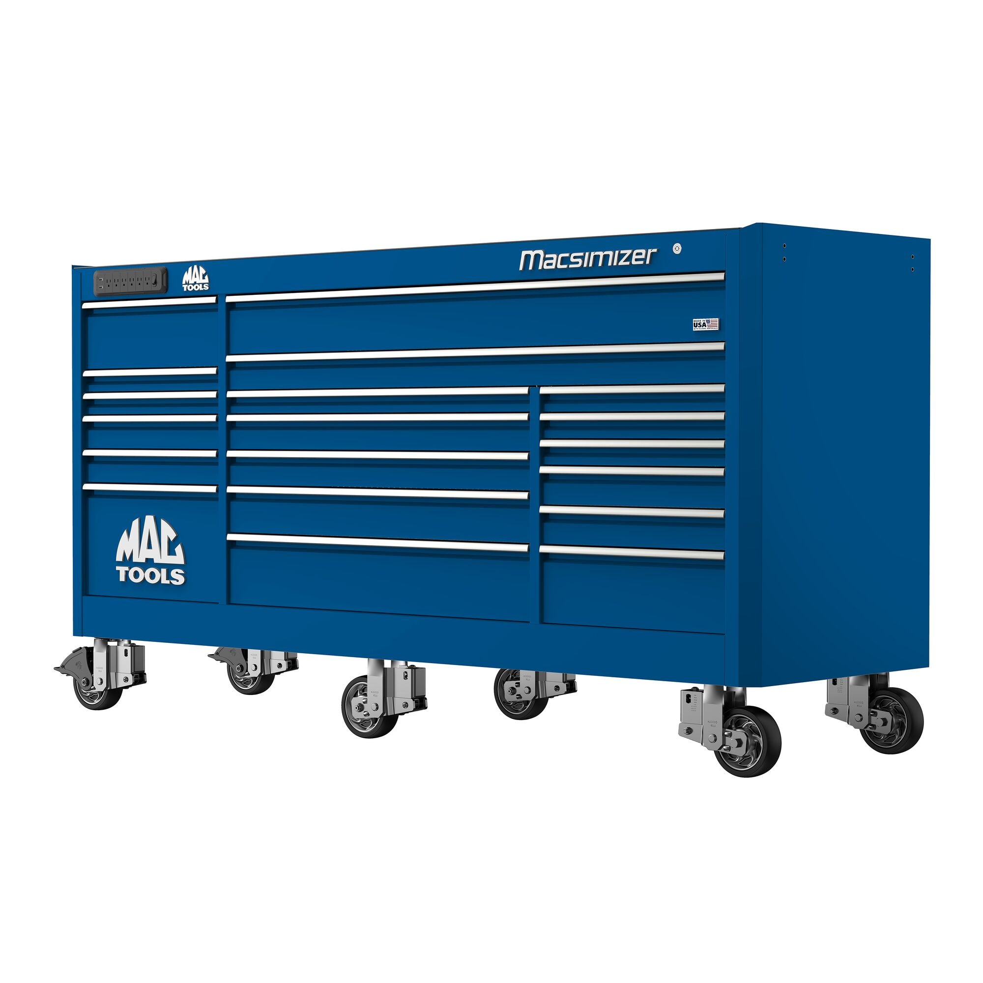 Macsimizer® 19-Drawer Workstation - Sapphire Blue