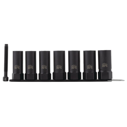 7-PC. 1/2" Drive R.B.R.T™ Metric Impact Foreign Object Removal (FOR) Deep Extractor Socket Set