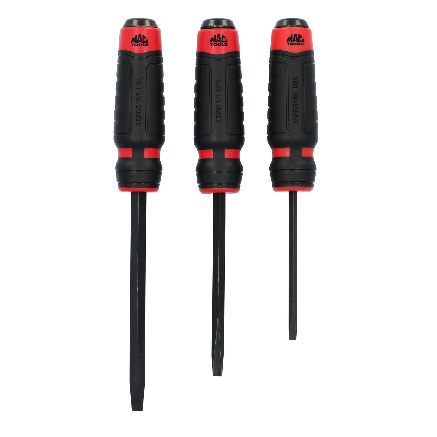 3-PC. Strikable Prying Screwdriver Set - Red