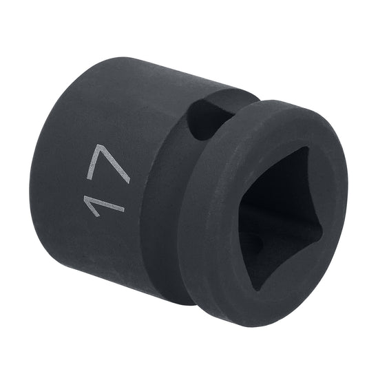 1/2" Drive 6 pt. Stubby Impact Socket - 17mm
