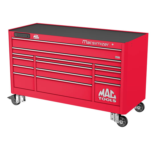 Macsimizer® 14-Drawer Workstation - Firebrick Red