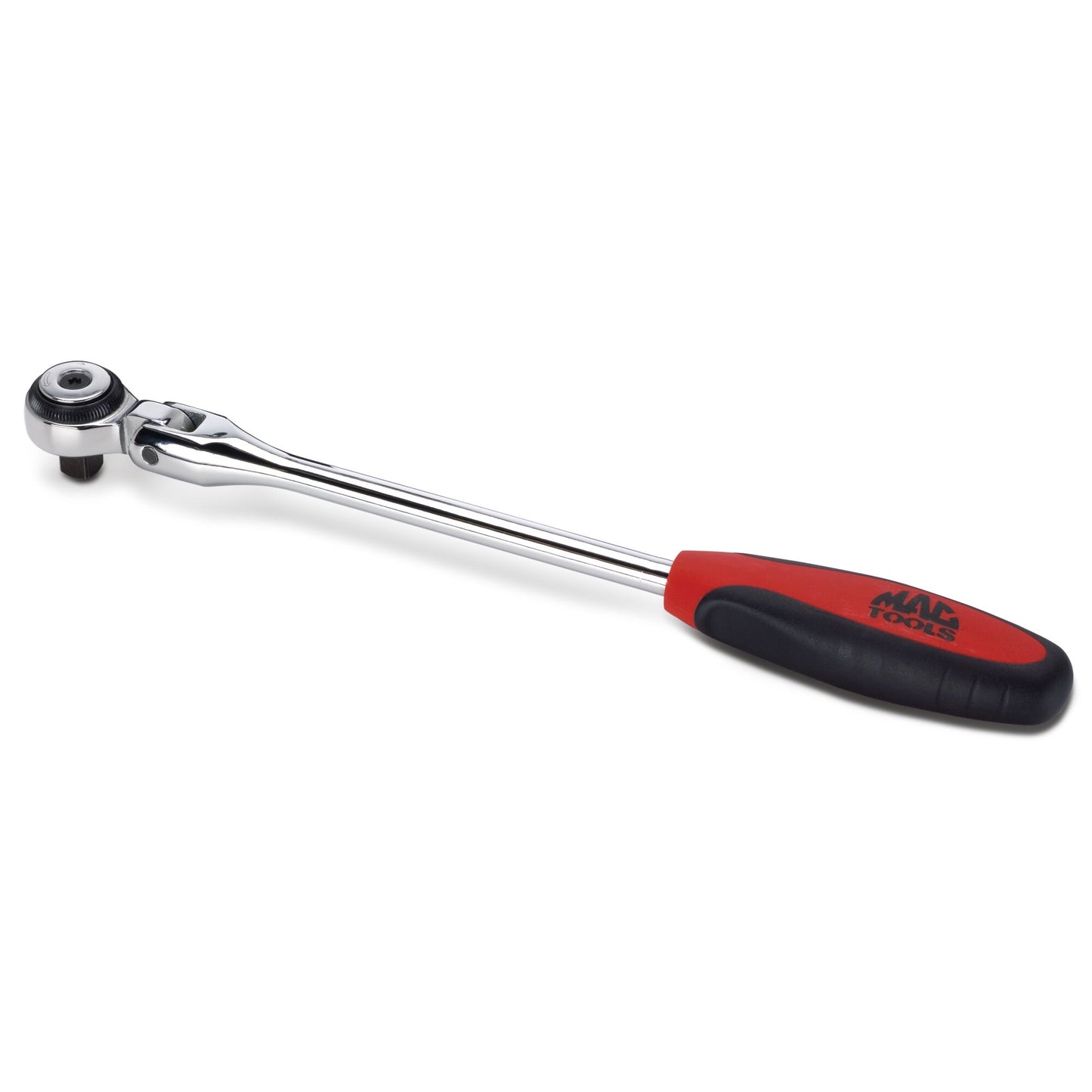 3/8" Drive Bi-Material Round-Head Flex Ratchet - 10"