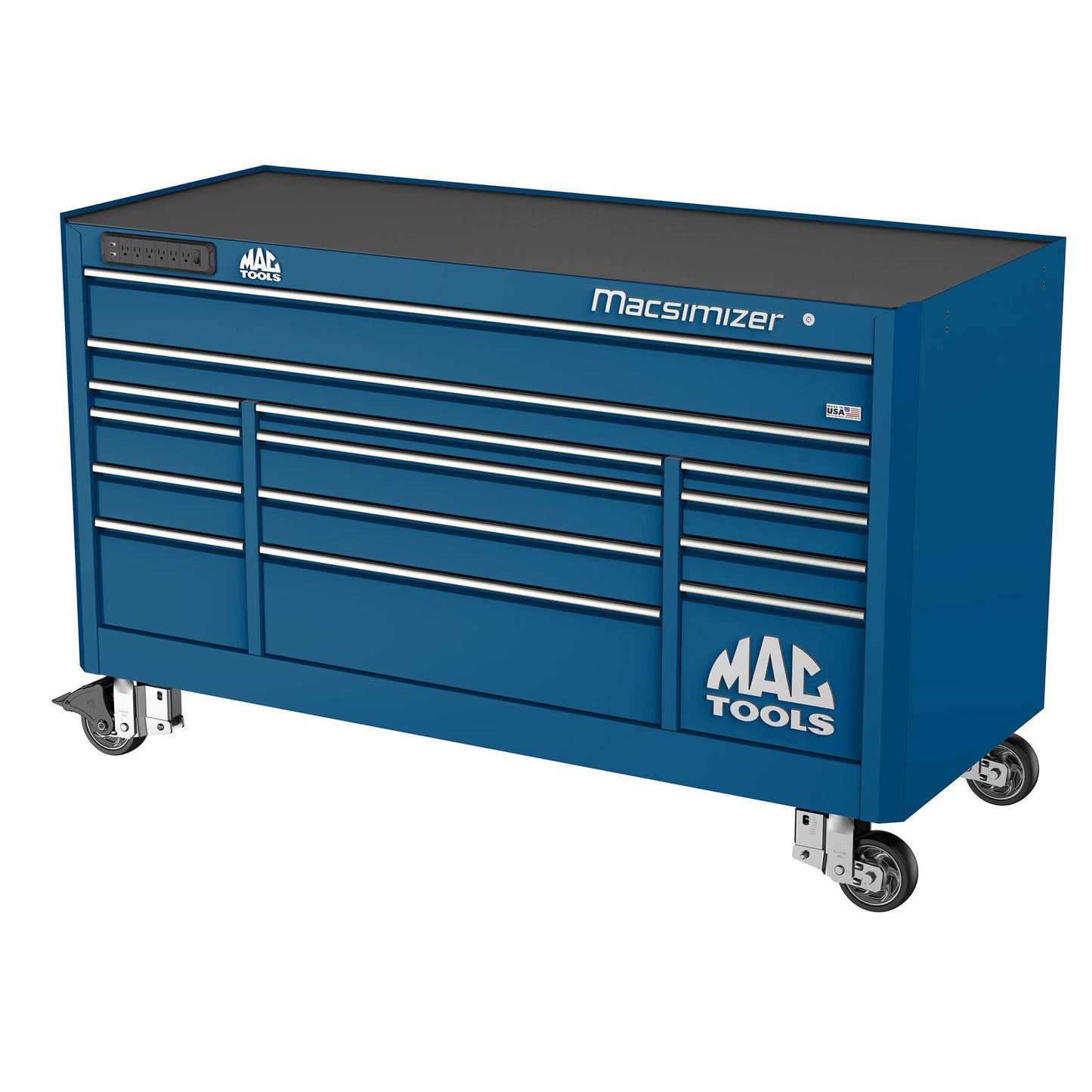 Macsimizer® 14-Drawer Workstation - Sapphire Blue