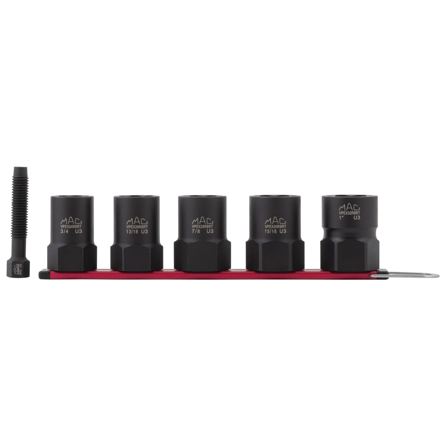 5-PC. 1/2" Drive R.B.R.T™ SAE Impact Foreign Object Removal (FOR) Extractor Socket Set