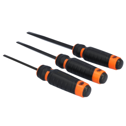 3-PC. Strikable Prying Screwdriver Set - Orange