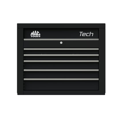 Tech™ Series 5-Drawer Top Chest - Flat Black