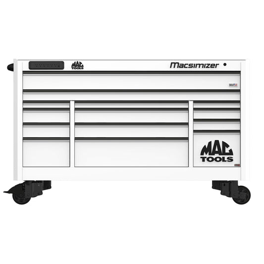 Macsimizer® Series 14-Drawer Workstation with PowerTech™ Drawer - Titanium White